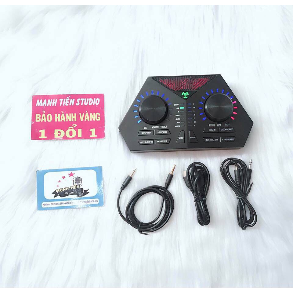 [BÁN LẺ-GIÁ SỈ] Soundcard MAX 730 - hát karaoke, livestream fb,shoppe, thu âm, làm youtube - chất lượng xứng tầm