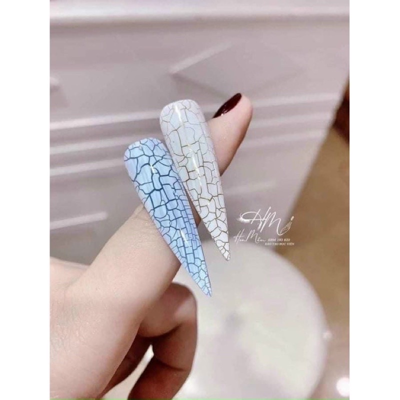 Sơn gel nứt Very Good Nail 2 màu trắng đen