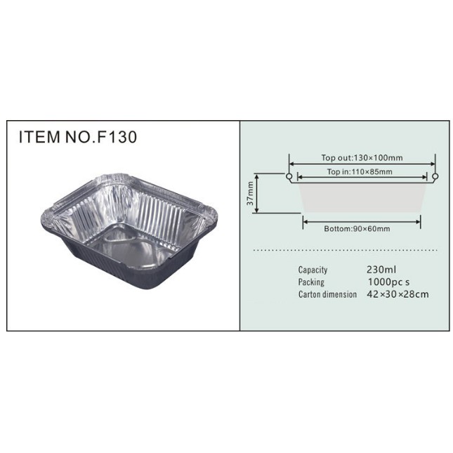 10 Hộp giấy bạc F130+ nắp
