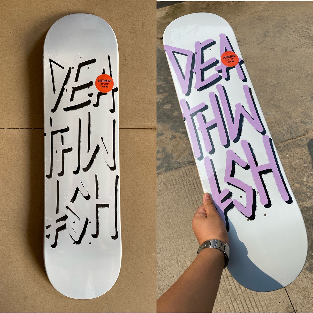 1 Ván Trượt Deathwish DGK 31 * 8inch 31 * 8.25 inch pro Kèm 4 Bánh Xe Tự Làm Cho Người Lớn