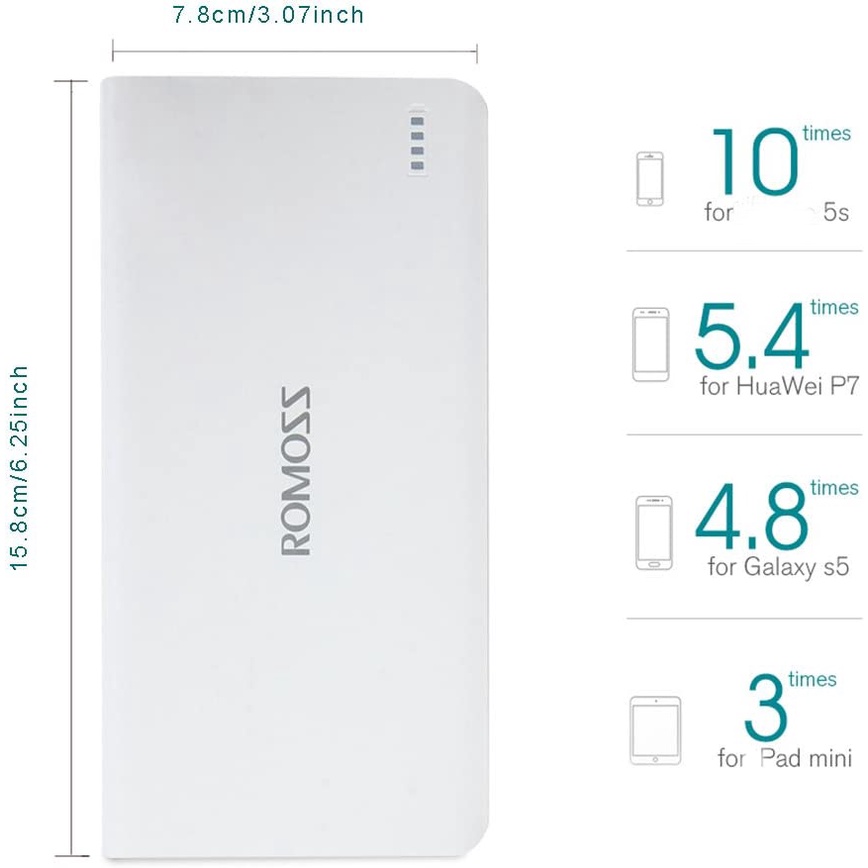 Pin dự phòng lõi polymer Romoss COEUS 20  dung lượng 20000mAh sạc nhiều thiết bị  nhattin_flagship_store