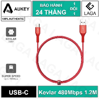 CÁP SẠC USB TYPE-C AUKEY CB-AKC1