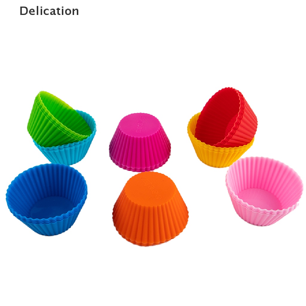 Set 4 Cốc Silicone Làm Bánh Muffin Tiện Dụng