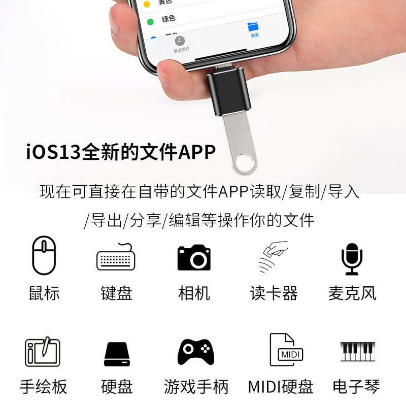 Đầu Đọc Thẻ Otg Cho Iphone Ipad Sang Usb 3.0