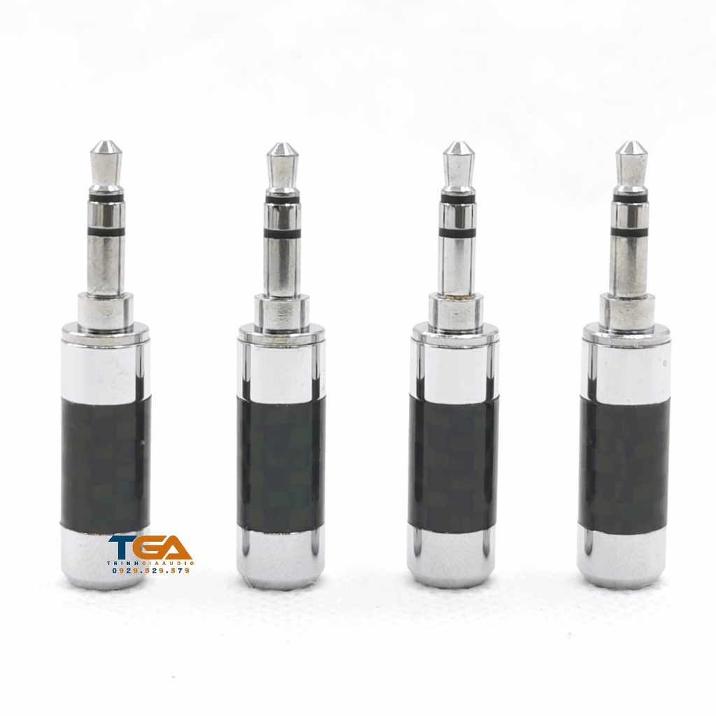 Jack rắc 3ly 3.5mm hàn - 3 khấc cabon