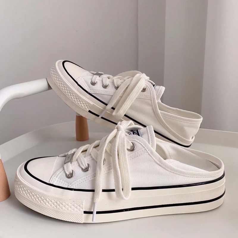 Giày Thể Thao Nữ Mang Hai Kiểu Bảng Màu Mới Đi Học Đi Chơi Style Ullzang Đẹp 2022 Mã p92junsh