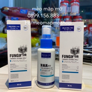 Fugikur xịt nấm chó mèo 50ml