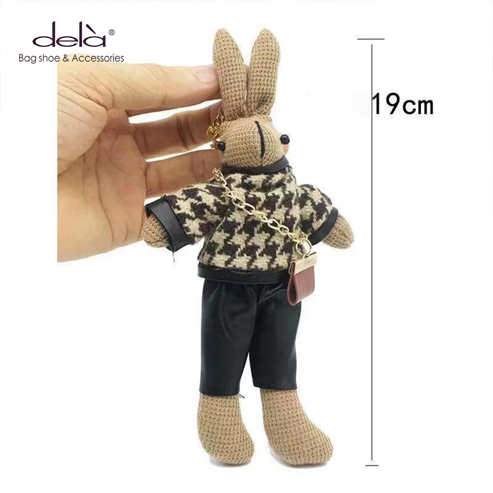 Dela Phụ Kiện Móc Khóa Hình Thỏ Dễ Thương Xinh Xắn