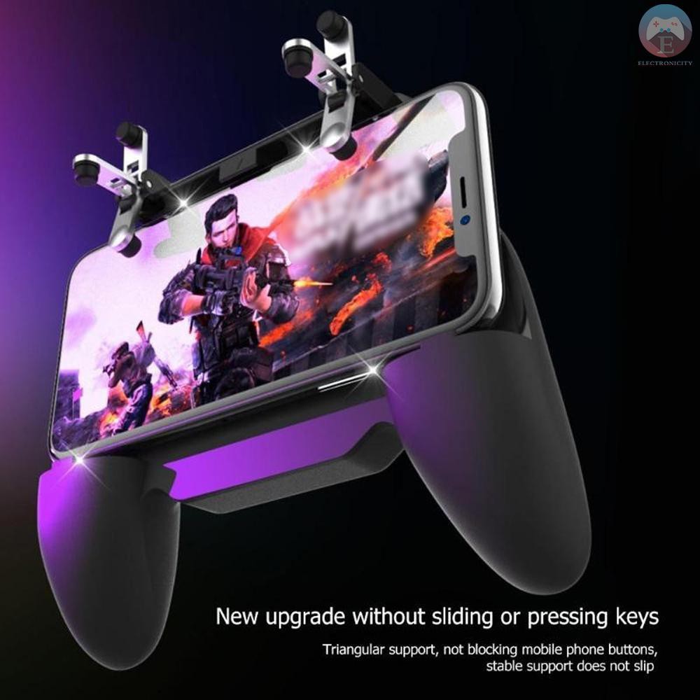 Ê 3 in 1 Mobile Gaming GamePad with Cooler Cooling Fan with Mobile Power Game Handle Mobile Games Controller Gamepads