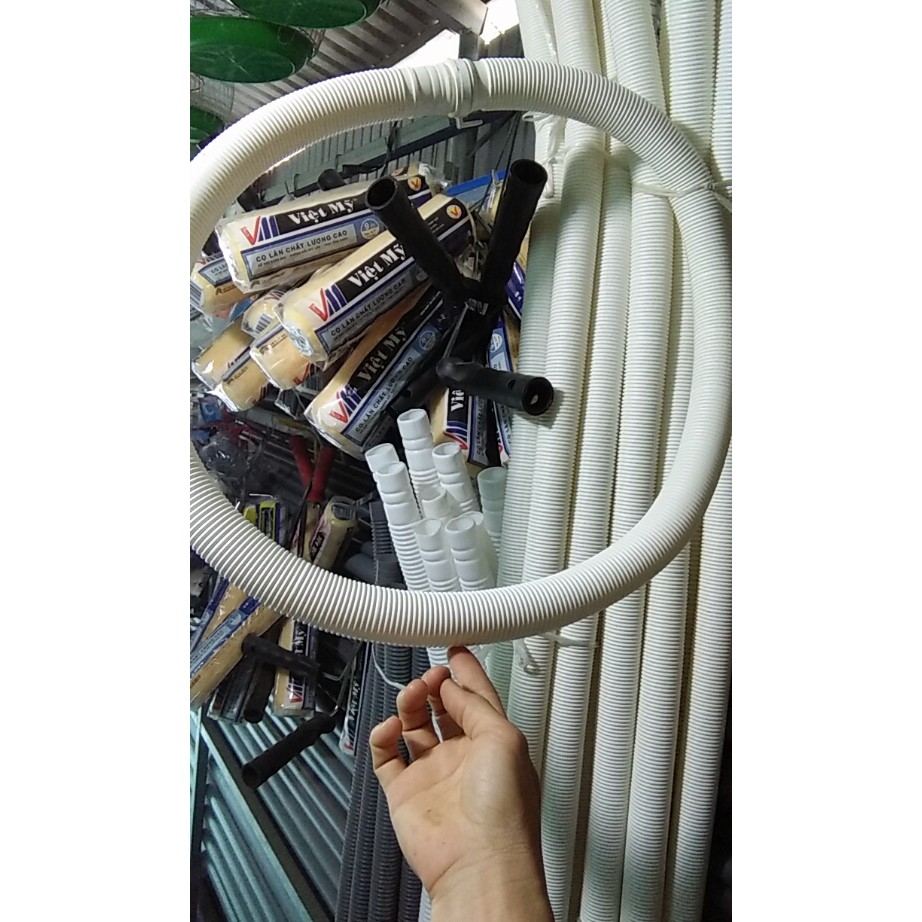 Dây ruột gà, dây xả lavobo, xả chén, máy giặc