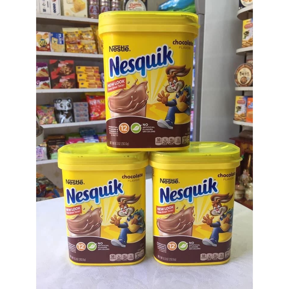 Bột sữa CACAO NESTLE NESQUIK CHOCOLATE- Mỹ