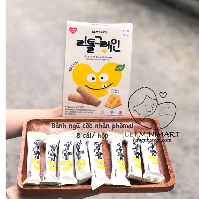 Bánh ăn dặm ngũ cốc Kemy Hàn Quốc