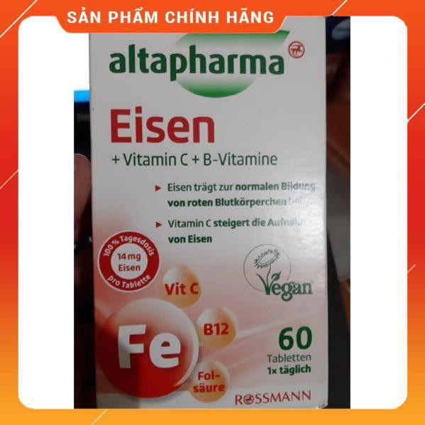 Sắt altapharma 100g