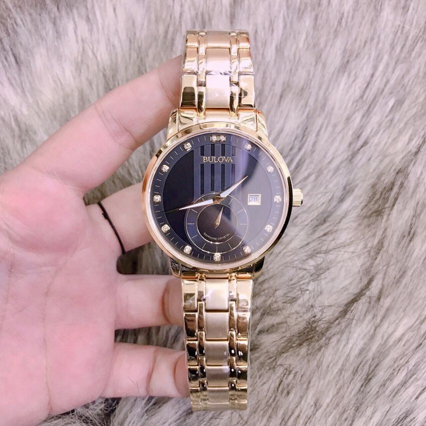 Đồng Hồ Nam Bulova 03 Kim Quartz Dây Kim Loại 40mm