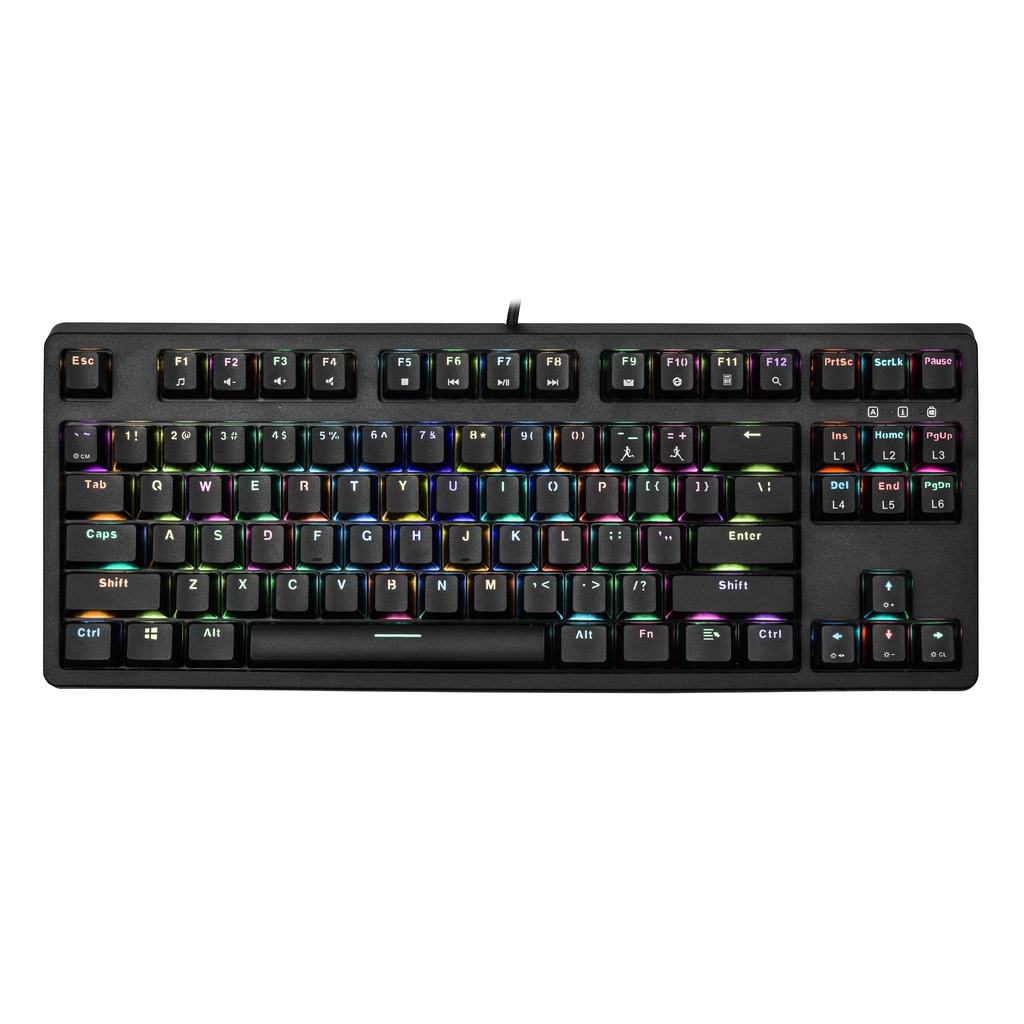 Bàn phím cơ EDRA EK387 v2 RGB / Rainbow TKL 2022