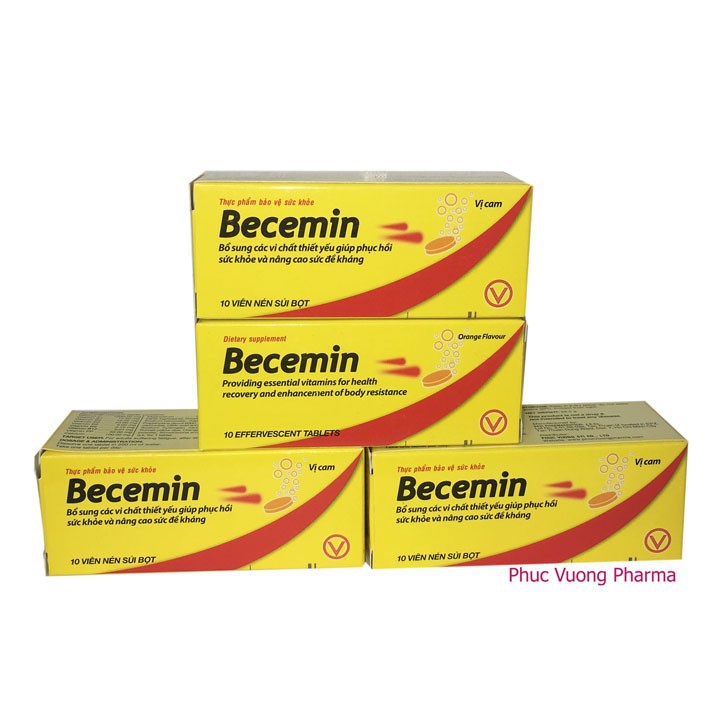 VIÊN SỦI BỔ SUNG VITAMIN - CALCI - MAGNE _ BECEMIN