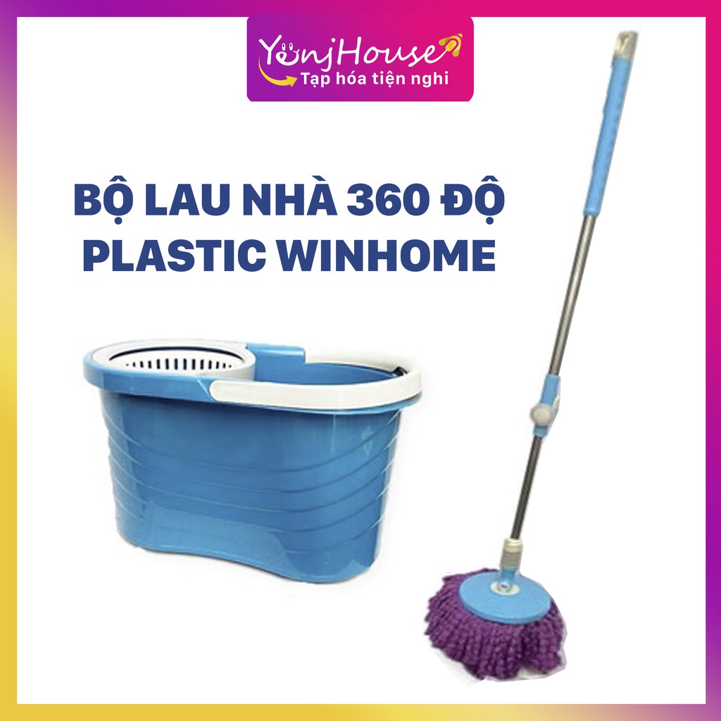 BỘ LAU NHÀ 360 ĐỘ PLASTIC WINHOME - YENJHOUSE