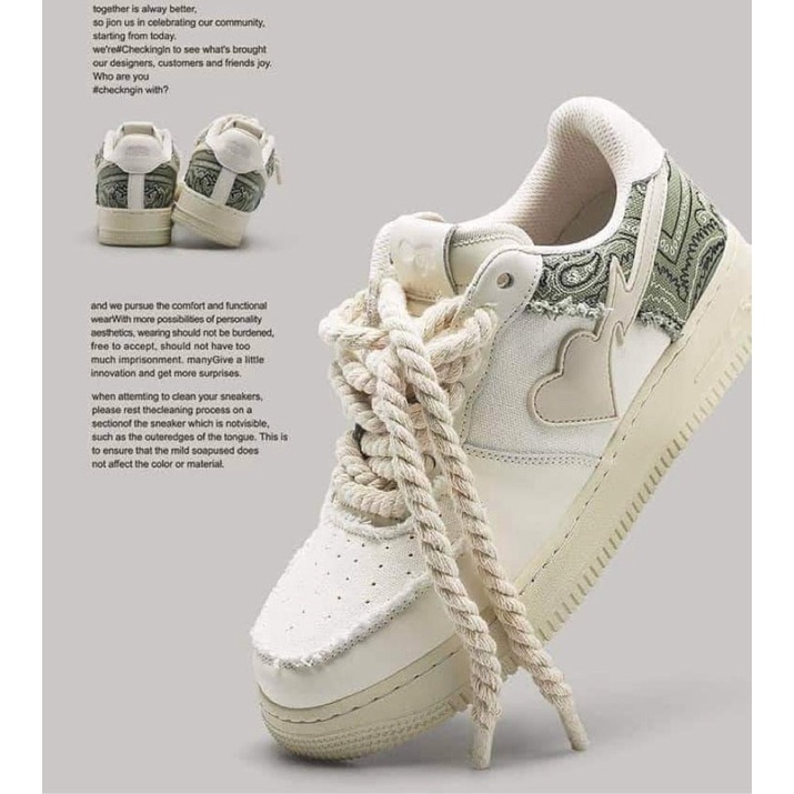 GIÀY THỂ THAO CAT&SOFA kiểu dáng AF1 shadow - HÀNG CHÍNH HÃNG NICHE