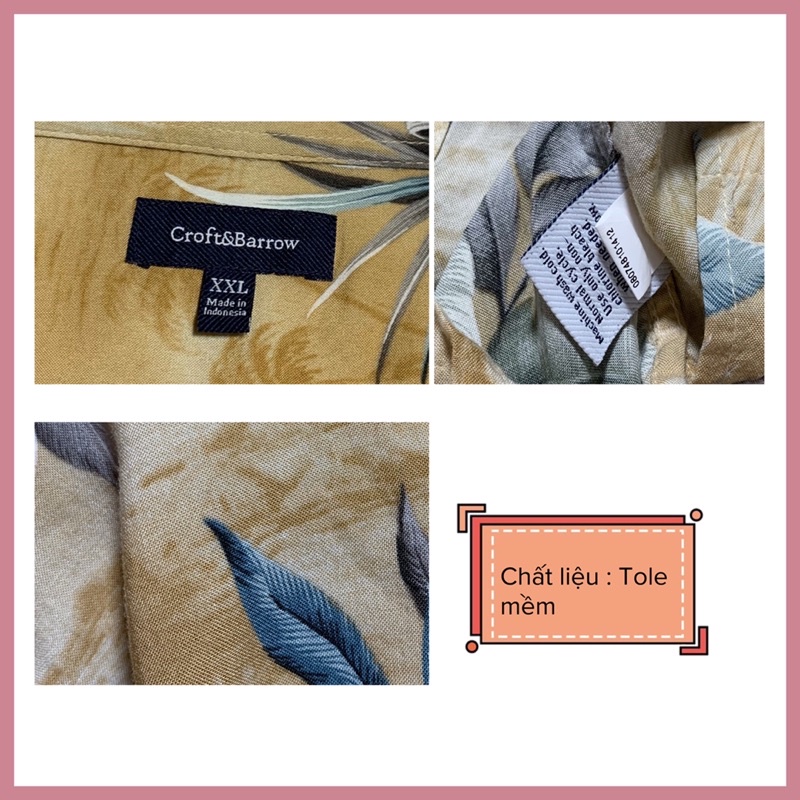 Áo hawaii 2hand tuyển loại 1 - Khabi Vintage