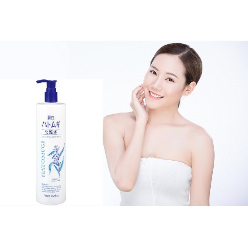 Sũa Tắm Ý Dĩ Hatomugi Moisturizing Washing Xanh Chai To Nhật Bản 800ml