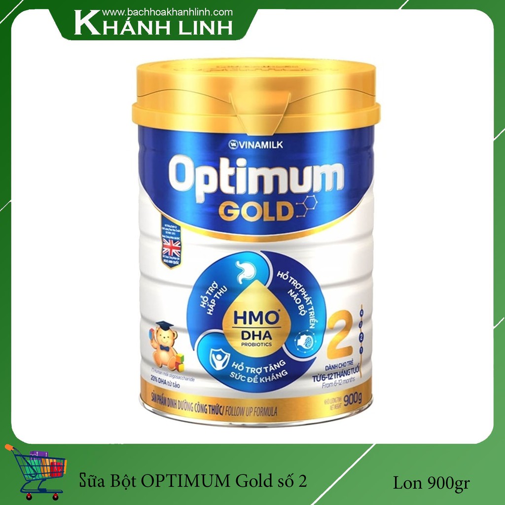 Sữa bột Optimum Gold 2 900g MẪU MỚI