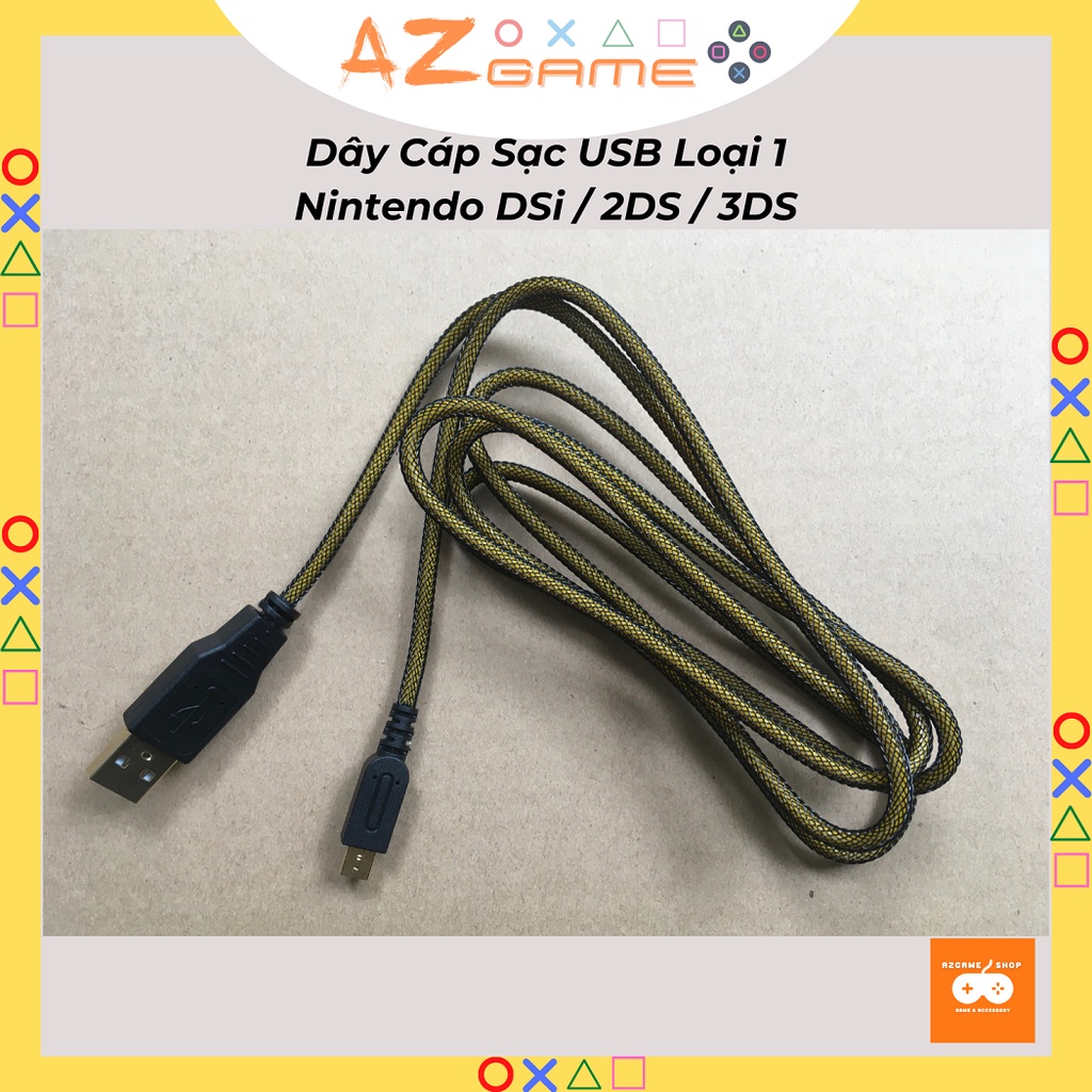 Dây Cáp Sạc USB cho Nintendo DSi / DsiXL / 2DS / 3DS cao cấp (dài 1.5m)