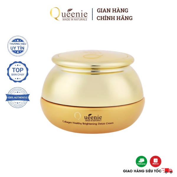 Kem dưỡng trắng da Queenie bổ sung Collagen 50ml