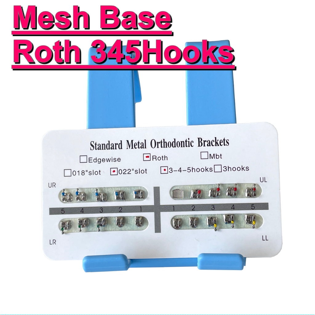 Set 5 Gói 100 Vòng Chỉnh Hình Roth MBT 3 / 345Hooks 0.022