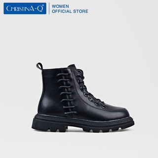Bốt bé gái boot trẻ em da cao cấp christina-q bte068