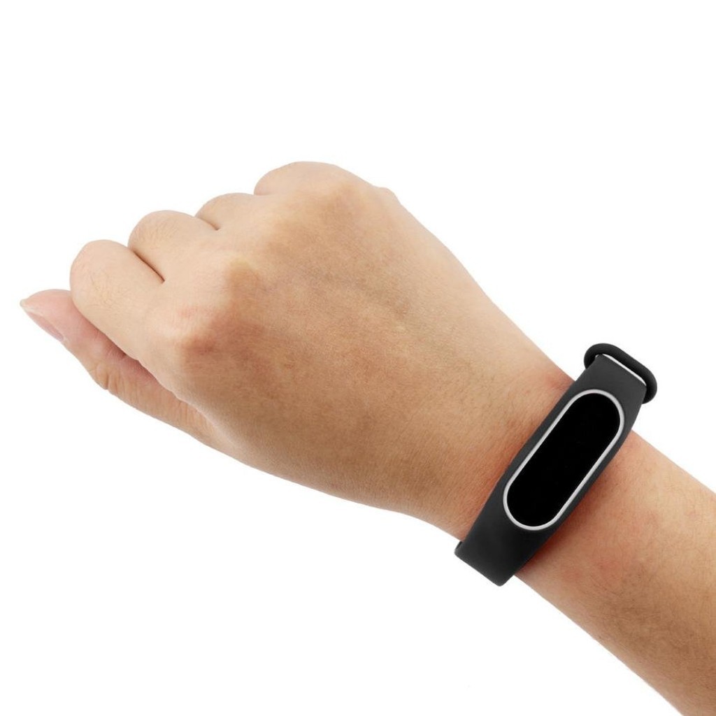 Dây đeo silicon cho đồng hồ thông minh Xiaomi Mi Band 2 Miband 2