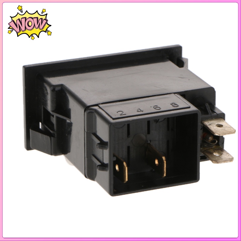 Công Tắc Bật / Tắt DC12V-24V 2 Pin Có Đèn Đỏ Cho Xe Hơi Xe Tải