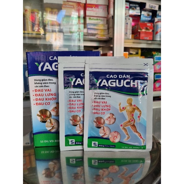 Cao Dán Thảo Dược YAGUCHI ( bịch 5 miếng dán)