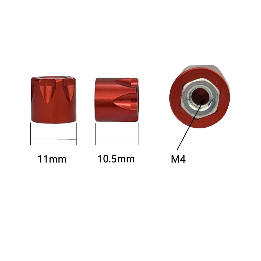 Set 4 Nắp Đậy Bánh Xe Điều Khiển Từ Xa SCX10 90046 D90 Tamiya MST For T raxxas TRX4 Axial Tỉ Lệ 1 / 10