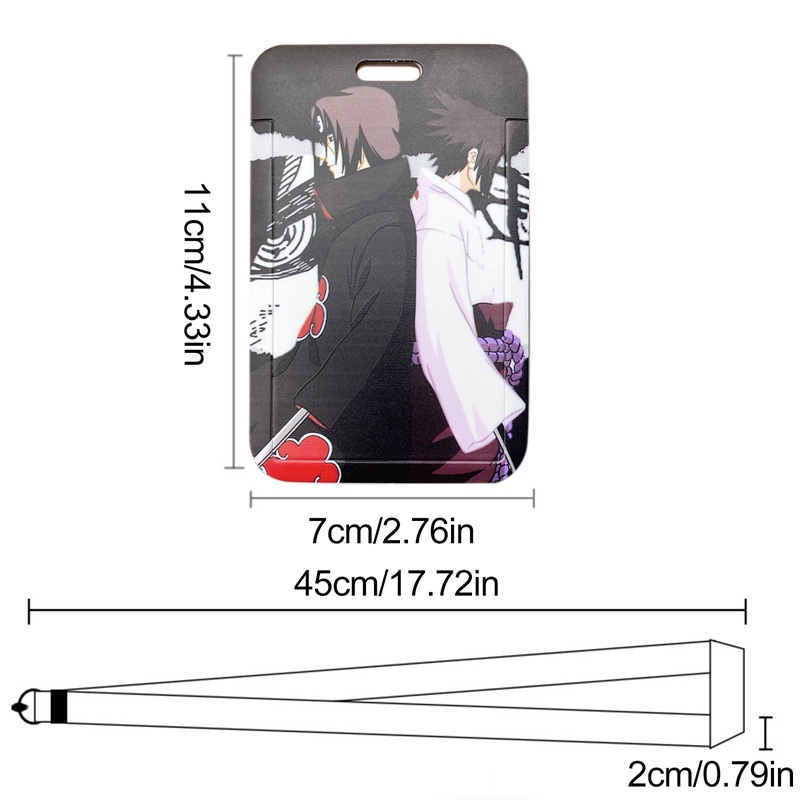 Bao Đựng Thẻ ID/Điều Khiển Kiểm Soát Truy Cập Naruto r ninja Có Dây Đeo