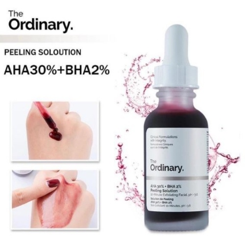 Thanh tẩy da AHA 30% + BHA 2% Peeling Solution - The Ordinary (Fullsize 30ml &amp; mẫu thử 10ml) -licyhouse