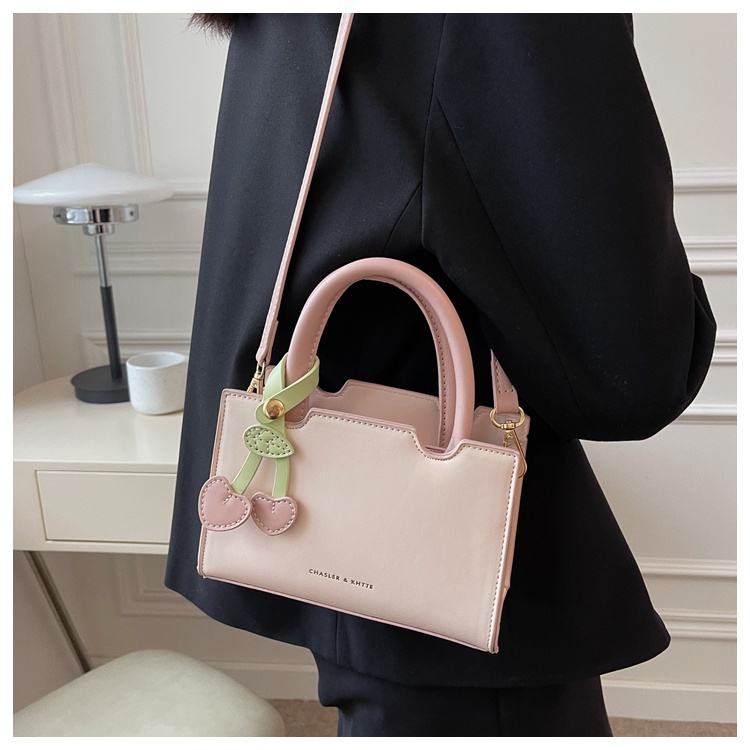 IELGY Túi Xách Đeo Vai Họa Tiết Quả Cherry Thời Trang Dành Cho Nữ