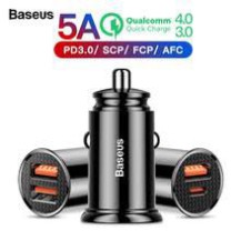 Baseus 45 W Quick Charge 4.0 3.0 USB Sạc Trên Ô Tô Cho iPhone , ipad , Huawei  công nghệ QC4.0 QC3.0 Sạc Nhanh