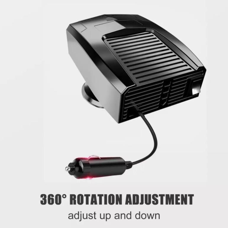 Quạt sưởi trên xe ô tô, ngăn sương mù đọng trên kính.