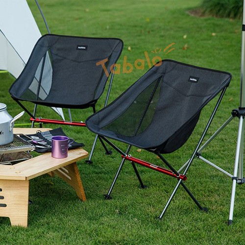 Ghế YL05 Alu Folding Moon Chair NatureHike - Ghế Xếp Dã Ngoại Di Động Siêu Bền, Có Túi Đựng - Bảo Hành 3 Tháng