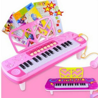 Đàn ocgan piano dùng pin cho bé - Quà tặng Enfa