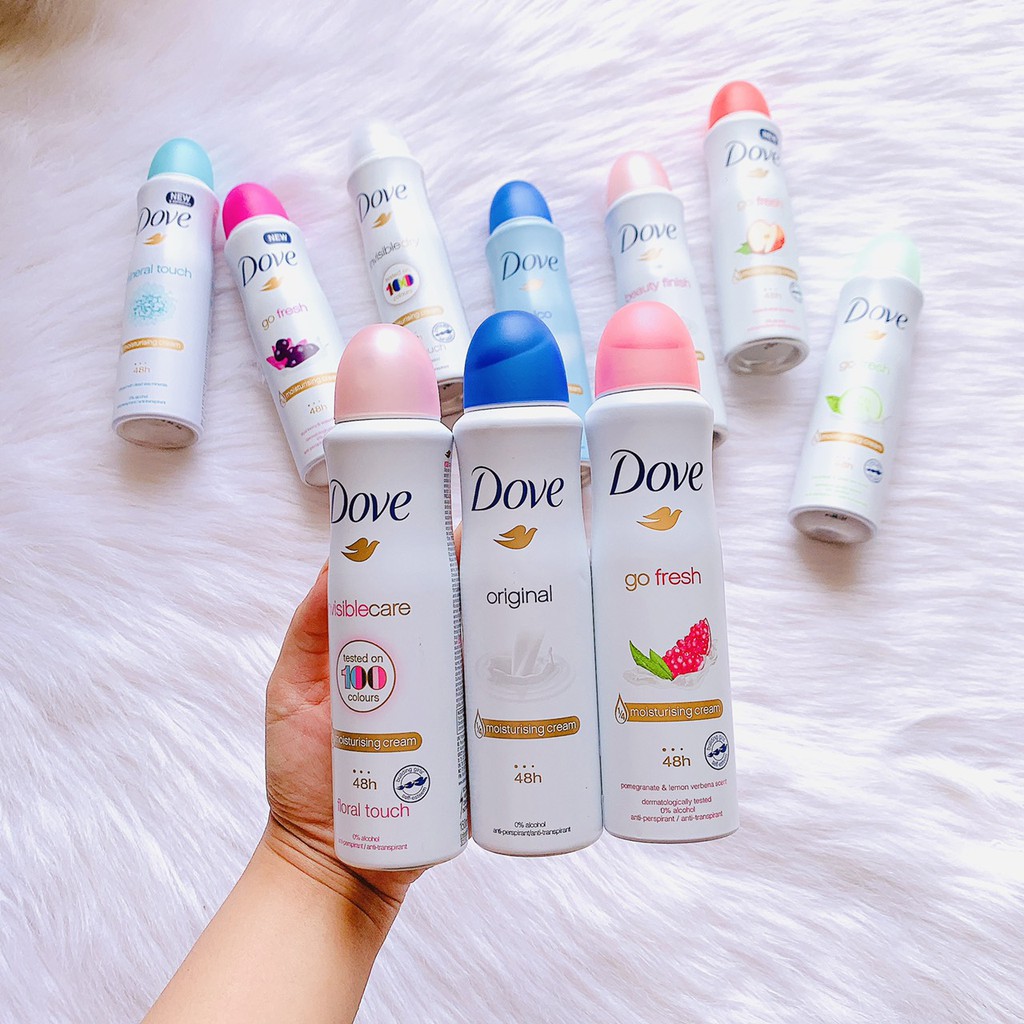 Xịt khử mùi Dove Go Fresh 150ml- hàng mỹ