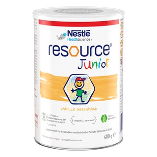 Nestlé Health Science Resource Junior (Pulver), 400g - Sữa tăng cân trẻ em Resource Junior của Đức, 400g