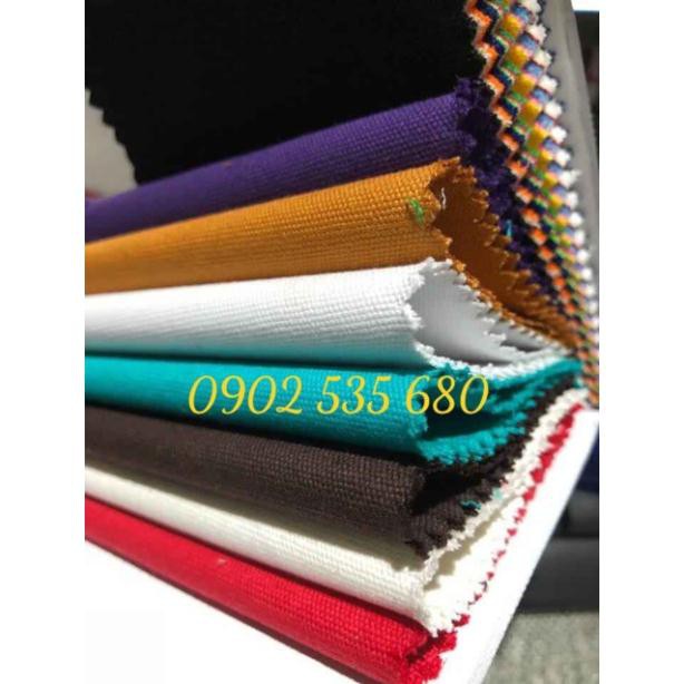 Vải bố canvas màu đen trơn khổ 1m6 | BigBuy360 - bigbuy360.vn