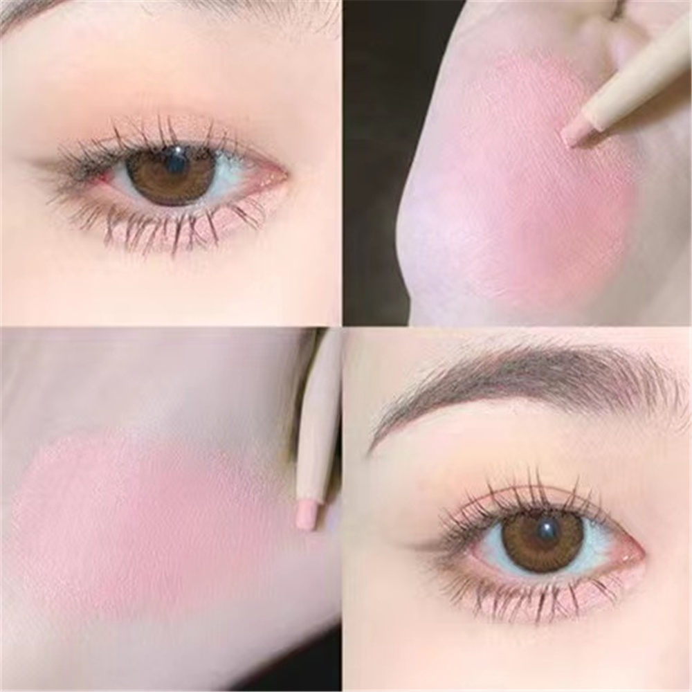 Bút Kẻ Mắt Kiêm Phấn Mắt Ánh Ngọc Trai Lấp Lánh Nhung Mịn Trang Điểm Bắt Sáng