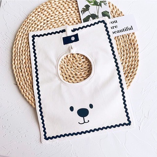 yếm vuông hoạ tiết dễ thương cho bé