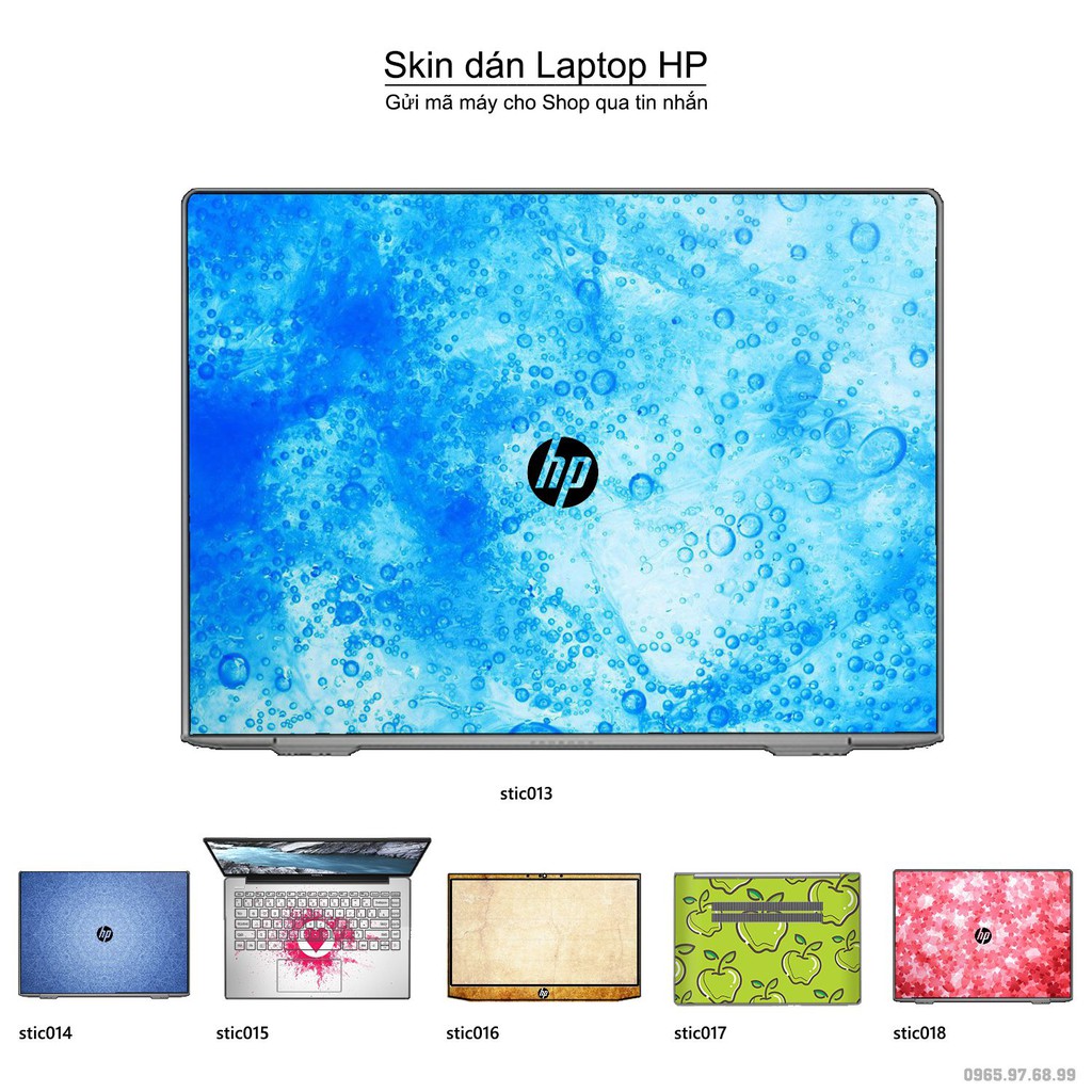 Skin dán Laptop HP in hình Hoa văn sticker nhiều mẫu 3 (inbox mã máy cho Shop)