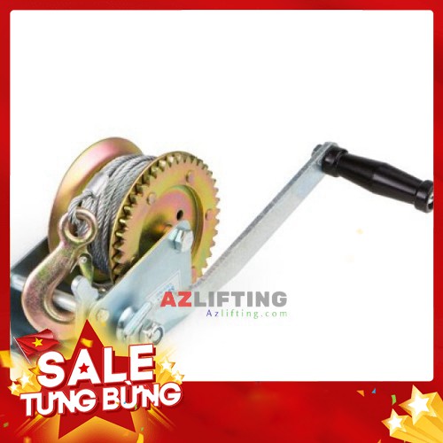Tời quay tay 800LB 360KG với cáp móc