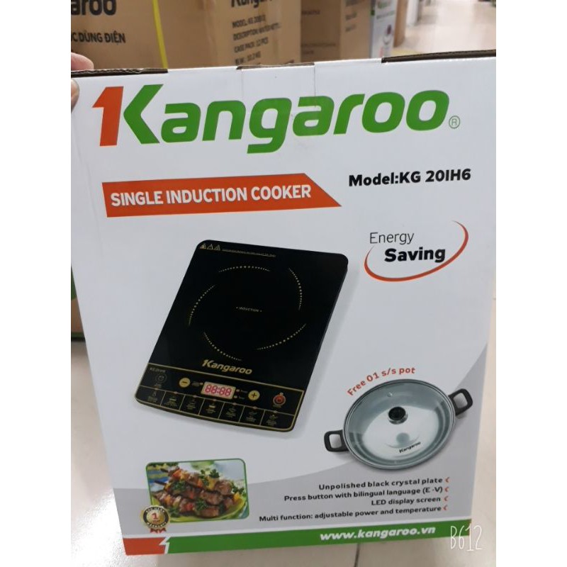 Bếp điện từ đơn Kangaroo KG20IH1/KG20IH6  bảo hành chính hãng đổi mới trong 7 ngày