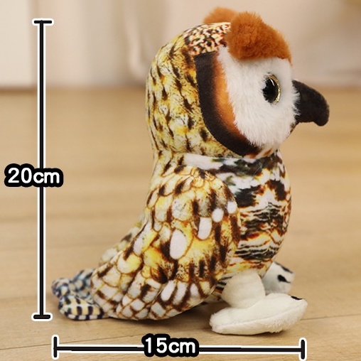 Cú Nhồi Bông Nhiều Màu Sắc Mềm Mại Thoải Mái Dễ Thương Cho Bé