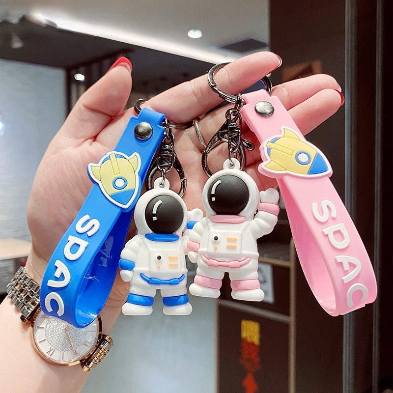 Móc Khóa Hình Phi Hành Gia Hoạt Hình Đáng Yêu